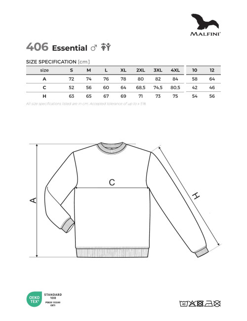 Men`s/children`s essential 406 military Adler Malfini® sweatshirt