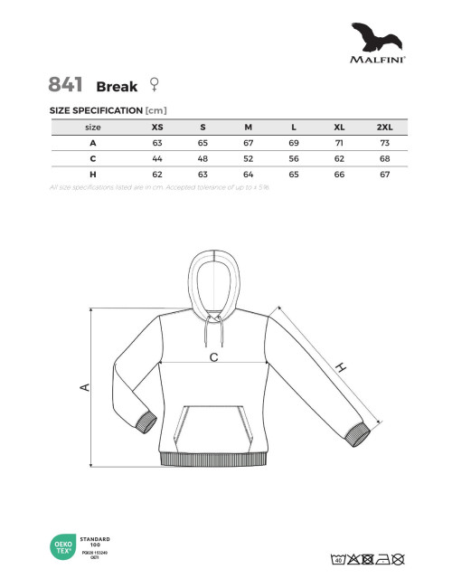 Damen-Sweatshirt Break (grs) 841 gelb Adler Malfini®