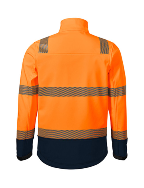 Softshell kurtka unisex hv drop 5v3 fluorescencyjny pomarańczowy Malfini Rimeck®