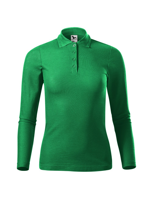 Women`s polo shirt pique polo ls 231 grass green Adler Malfini®