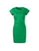 FREEDOM 178 grass green Loose women`s MALFINI tunic dress with embroidery