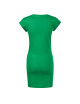 FREEDOM 178 grass green Loose women`s MALFINI tunic dress with embroidery