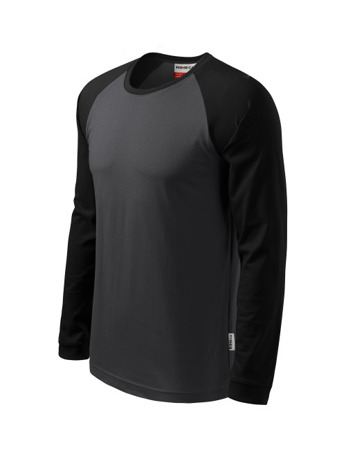 Unisex-Straßen-T-Shirt LS 130 Ebenholzgrau Malfini Rimeck®