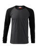 Unisex-Straßen-T-Shirt LS 130 Ebenholzgrau Malfini Rimeck®