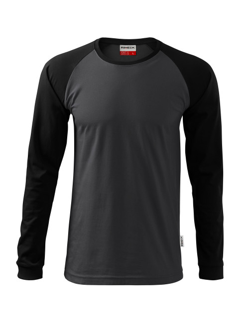 Unisex-Straßen-T-Shirt LS 130 Ebenholzgrau Malfini Rimeck®
