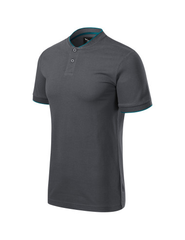 Diamond 273 graphite MALFINI Premium Men`s polo shirt with company logo