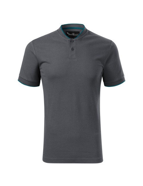 Diamond 273 graphite MALFINI Premium Men`s polo shirt with company logo