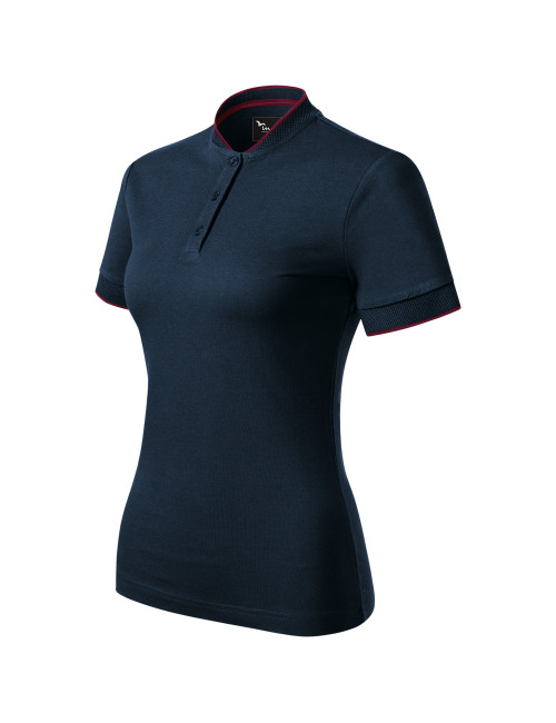 Diamond 274  granatowa MALFINI Premium Koszulka polo damska nowoczesna