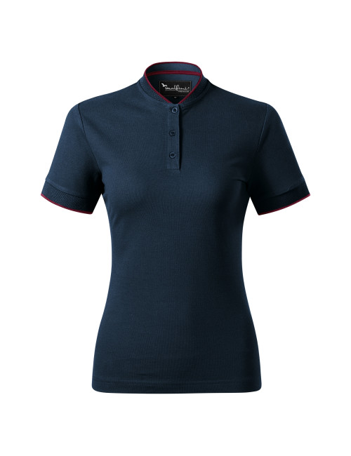 Diamond 274  granatowa MALFINI Premium Koszulka polo damska nowoczesna