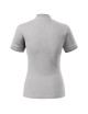Diamant 274 silbergrau MALFINI Premium Damen Poloshirt mit Aufdruck