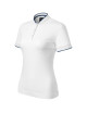 Diamond 274 weißes MALFINI Premium Damen-Poloshirt mit Logo-Stickerei