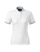 Diamond 274 weißes MALFINI Premium Damen-Poloshirt mit Logo-Stickerei