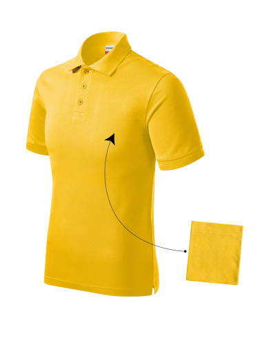 Koszulka polo męska resist heavy polo r20 żółty Malfini Rimeck®