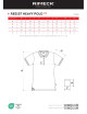 Koszulka polo damska resist heavy polo r21 chabrowy Malfini Rimeck®