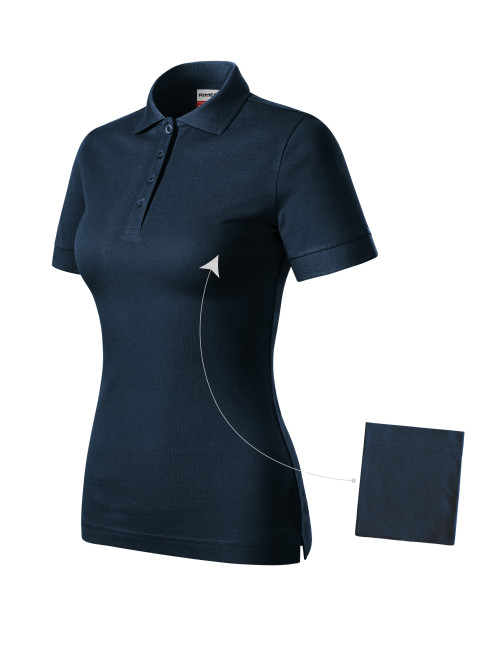 Koszulka polo damska resist heavy polo r21 granatowy Malfini Rimeck®