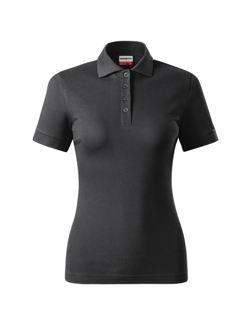 Women`s resist heavy polo r21 ebony gray Malfini Rimeck® polo shirt