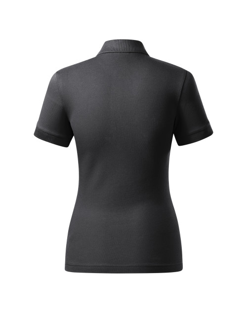 Resist Heavy Polo R21 Ebenholzgraues Malfini Rimeck®-Poloshirt für Damen