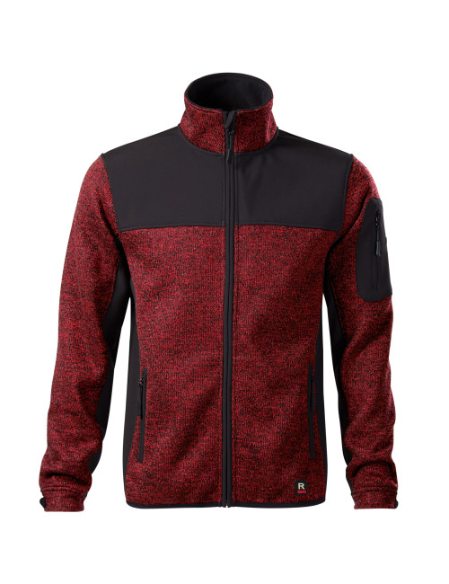 Casual 550 marlboro red men`s softshell knit jacket Malfini Rimeck