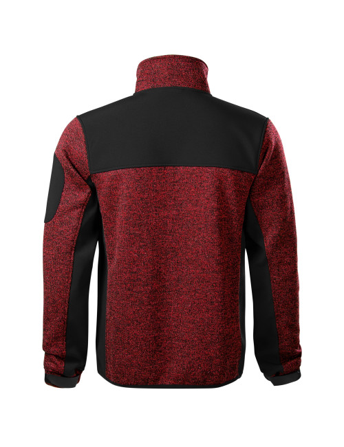 Casual 550 marlboro red men`s softshell knit jacket Malfini Rimeck