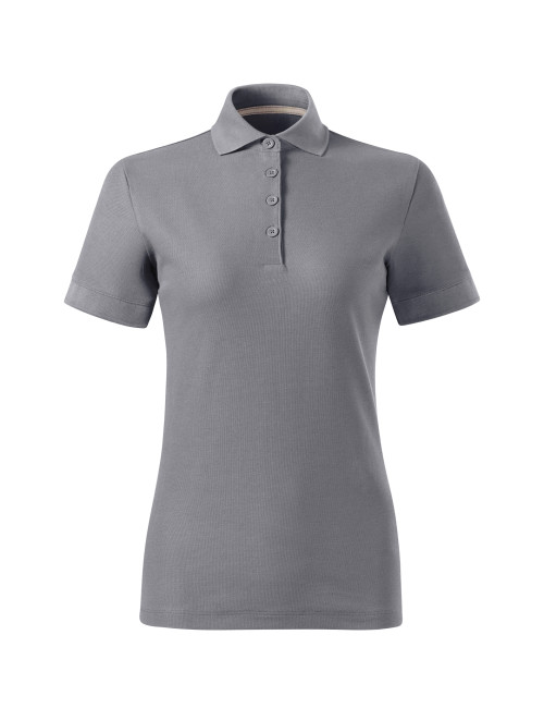 Prime (GOTS) 235 graues MALFINI Damen-Poloshirt, angenehme Farbe