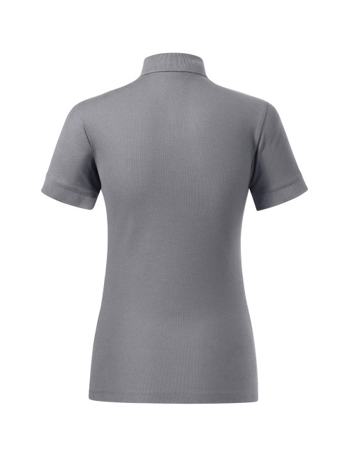 Prime (GOTS) 235 graues MALFINI Damen-Poloshirt, angenehme Farbe