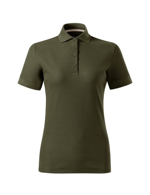 Prime (GOTS) 235 Military Military Damen Poloshirt MALFINI Stickerei