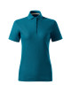Prime (GOTS) 235 benzinblaues MALFINI Damen-Poloshirt mit Firmenaufdruck