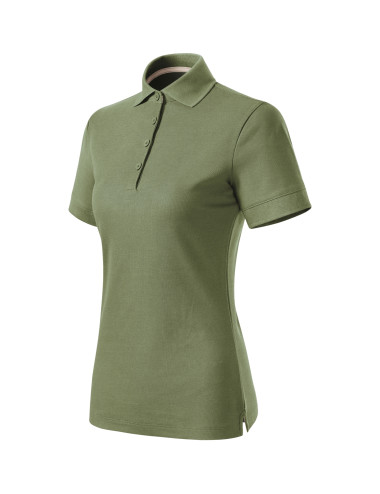 Prime (GOTS) 235 Khaki MALFINI Damen-Militärpoloshirt