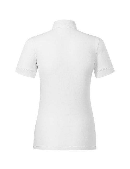 Prime (GOTS) 235 Weißes MALFINI-Poloshirt für Damen, Bio-Baumwolle
