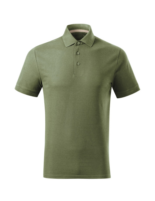 Prime (GOTS) 234 Khaki MALFINI Militär-Herrenpoloshirt