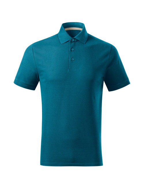 Prime (GOTS) 234 petrol blue Koszulka polo męska MALFINI cpn logo
