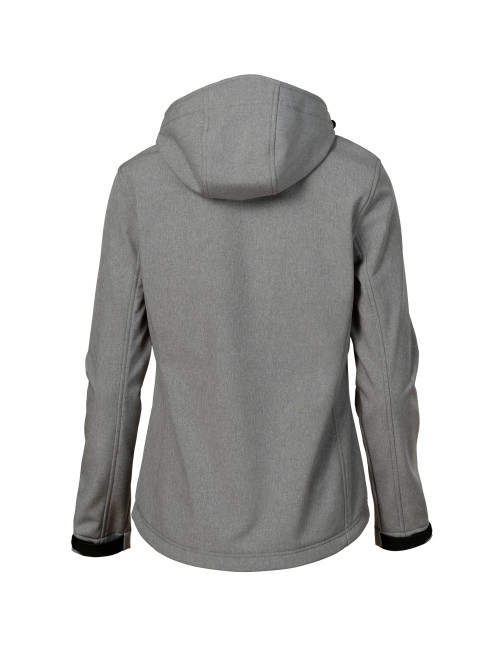 Damen-Softshelljacke Performance 521 dunkelgrau meliert Malfini
