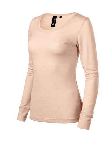 Merino rise ls 160 cameo Malfini premium women`s T-shirt