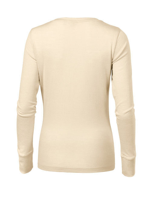 Koszulka damska Merino rise ls 160 migdałowy Malfini premium