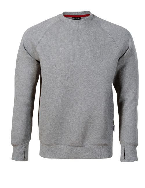 Herren-Sweatshirt Vertex W42, dunkelgrau meliert, Malfini Rimeck