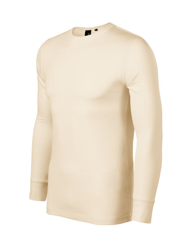 Merino rise men`s t-shirt ls 159 almond Malfini premium