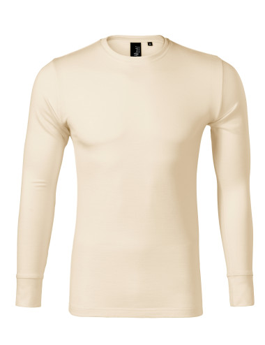 "Koszulka męska Merino rise ls 159 migdałowy Malfini premium - Luks