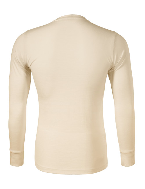 Merino rise men`s t-shirt ls 159 almond Malfini premium