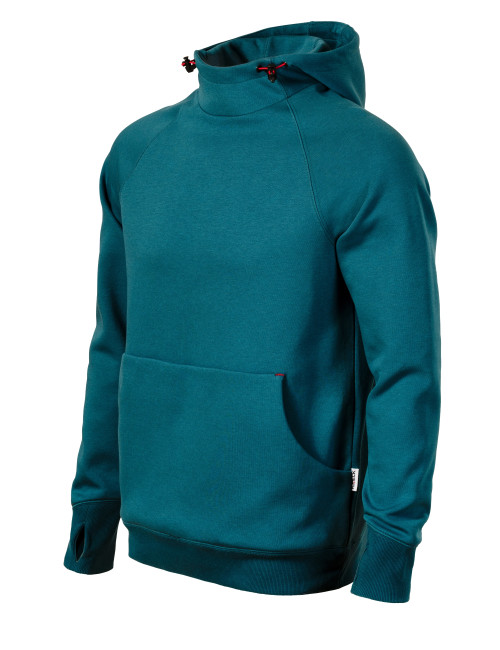 Men`s Vertex hoodie W43 petrol blue Malfini Rimeck