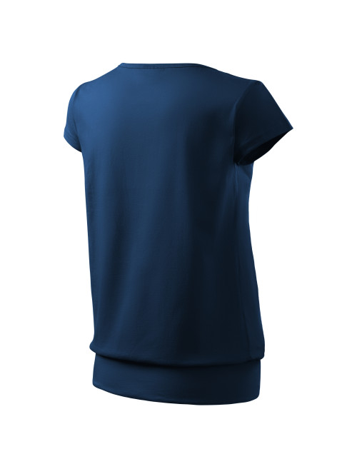 Women`s T-shirt City 120 dark blue Malfini