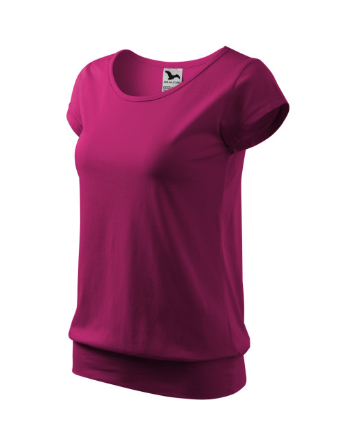 City 120 fuchsia red Malfini women`s t-shirt