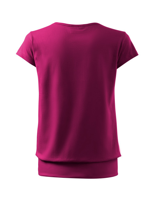 City 120 fuchsia red Malfini women`s t-shirt