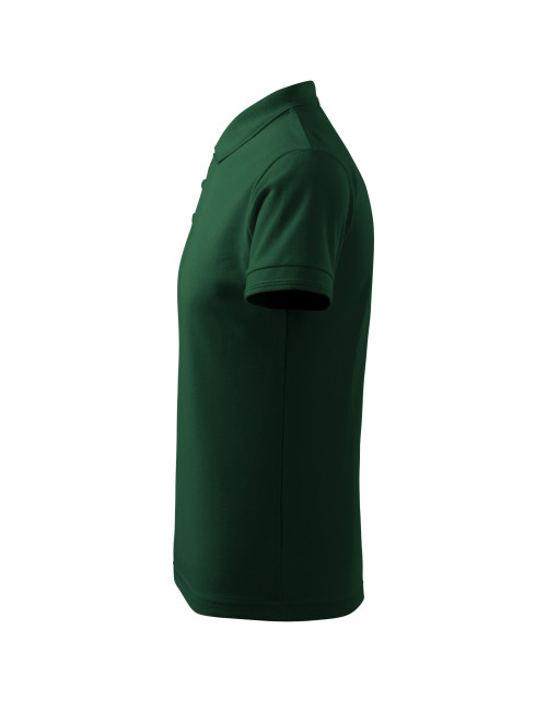 Pique polo 203 dark green Malfini men`s polo shirt