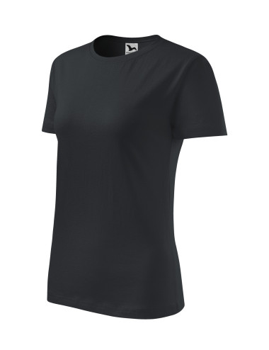 Classic new 133 ebony gray Malfini women`s T-shirt