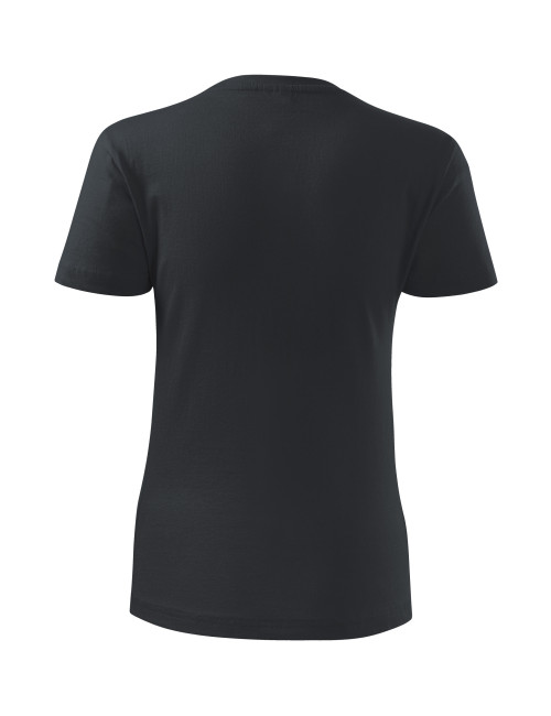 Classic new 133 ebony gray Malfini women`s T-shirt