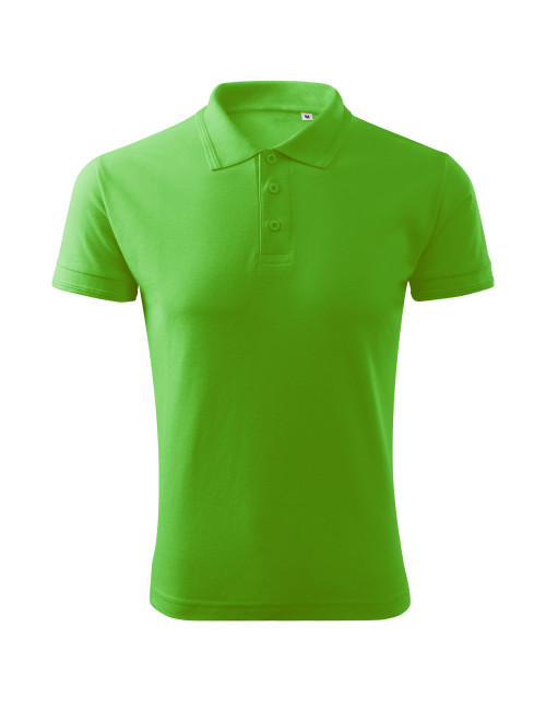 Pique polo free F03 men`s polo shirt green apple Malfini