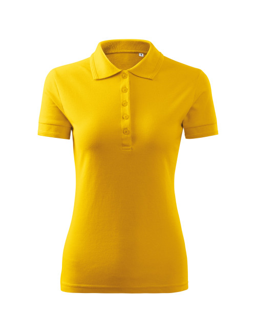 Pique Polo Free F10 Damen-Poloshirt, Malfini-Gelb
