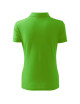 Pique polo free F10 green apple Malfini women`s polo shirt