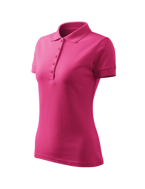 Pique Polo Free F10 Damen-Poloshirt, Malfini-Lila