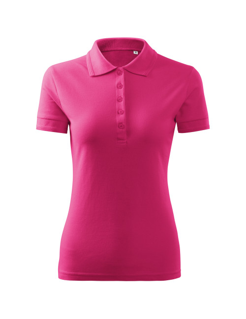 Pique Polo Free F10 Damen-Poloshirt, Malfini-Lila
